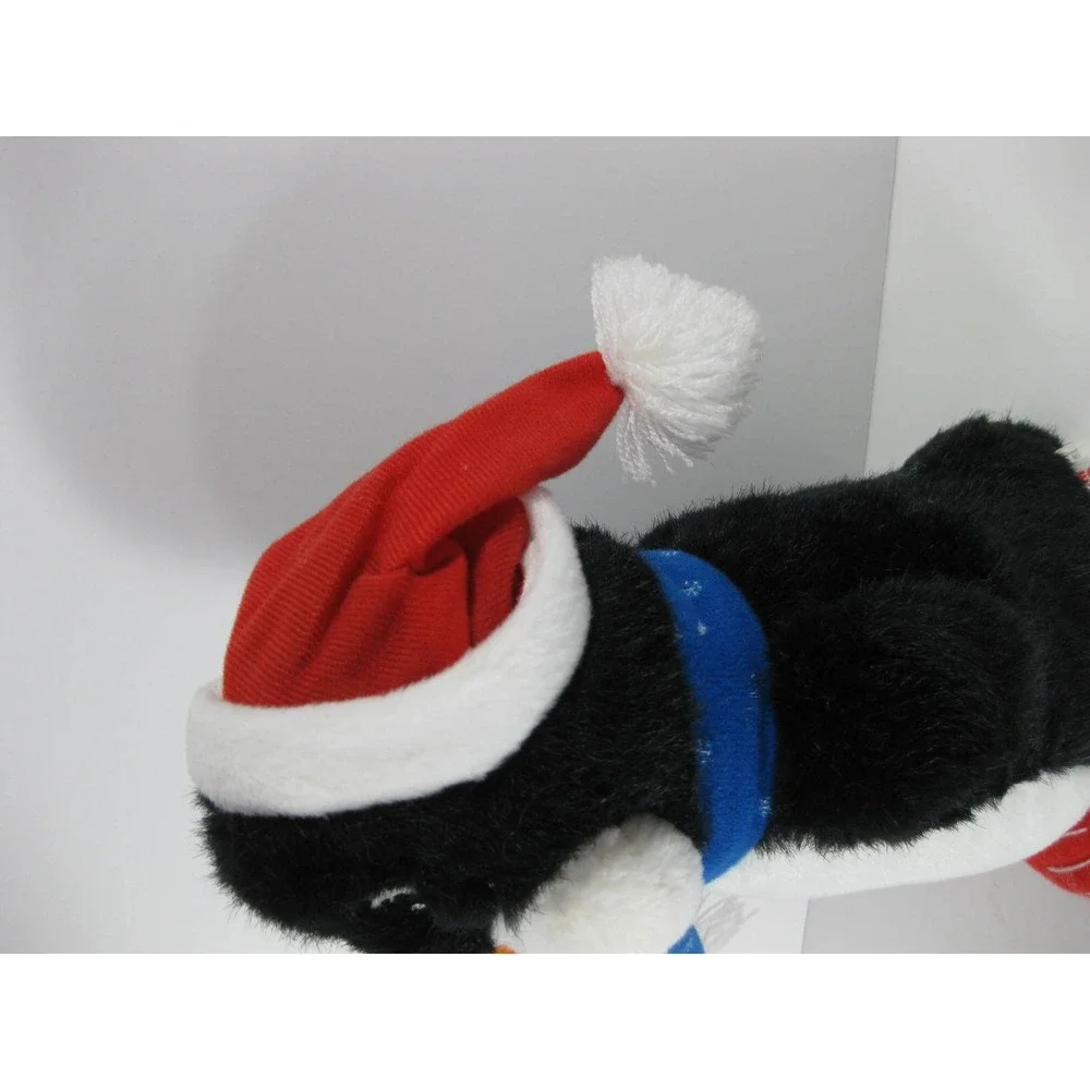 PENGUIN Geo-Pals Santa Hat Winter Scarf ‎ Stuffed 9